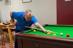 Dave G in the Pool Tournament.